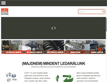 Tablet Screenshot of hulladek-daralo.com